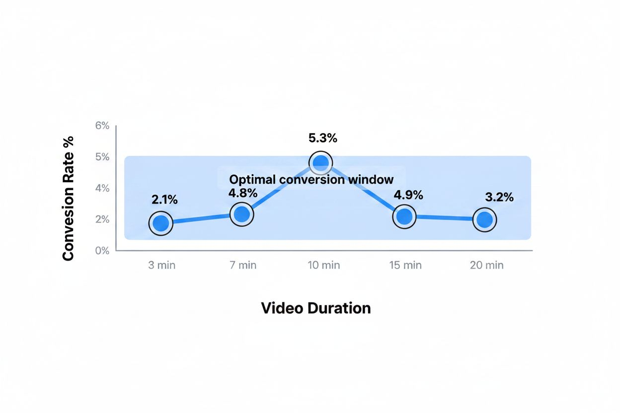 Line graph showing conversion rate trend