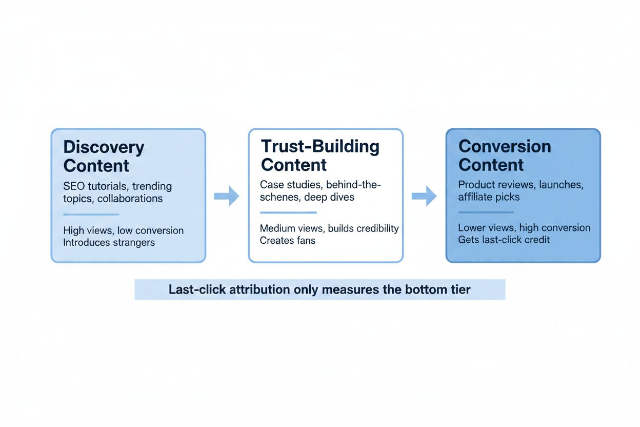 Three-tier funnel illustrating a progression