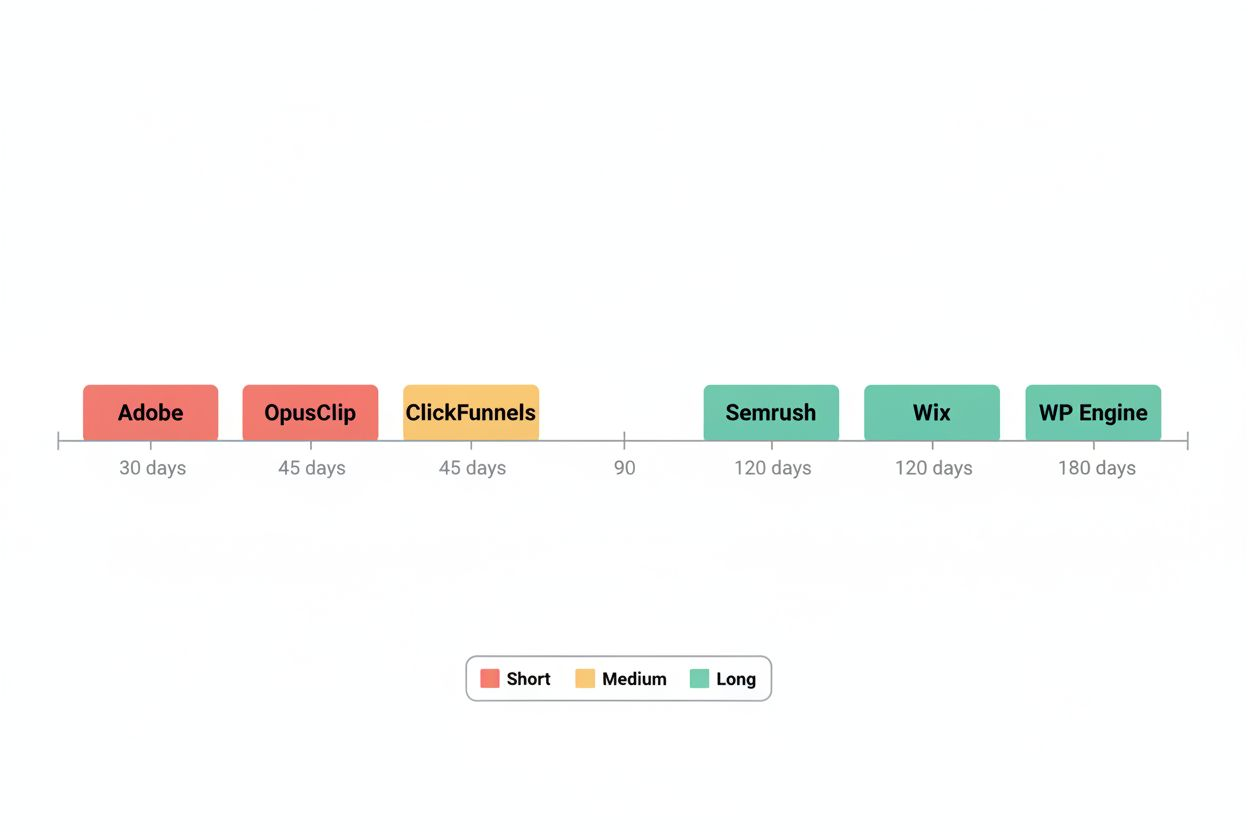 Horizontal timeline comparing cookie durations