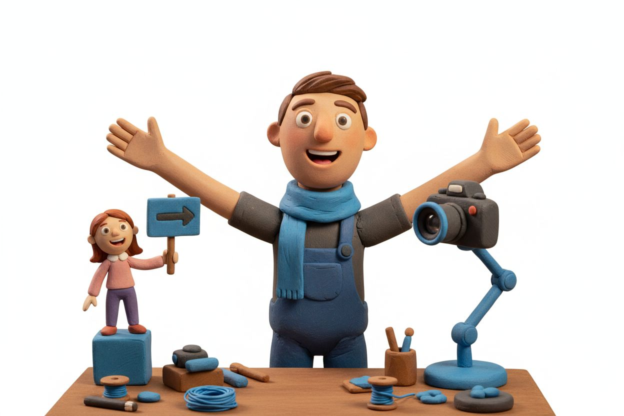 Person recording content at a desk